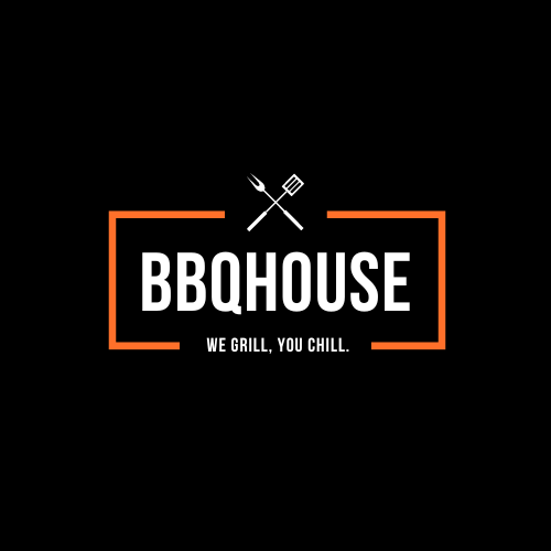 Orange and Black Professional BBQ Food Restaurant Logo (2)